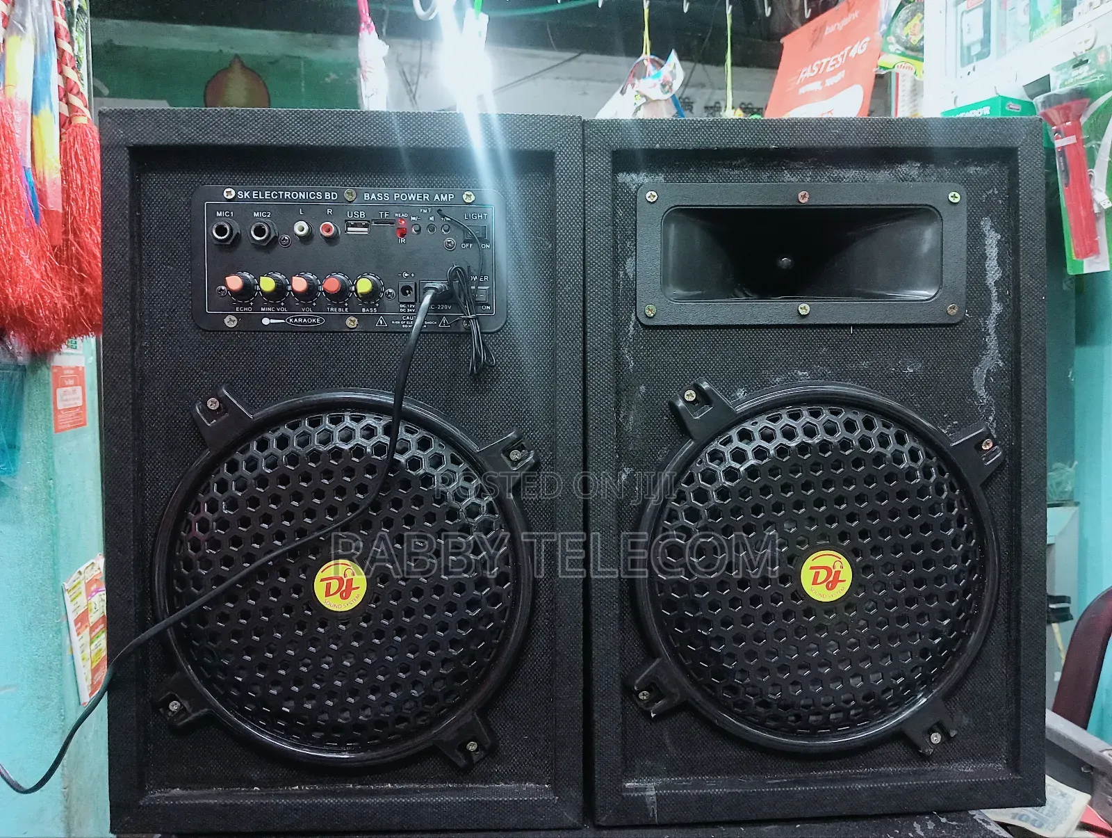 Karaoke Support Speaker 8 ইঞ্চি 2 টা স্পিকার