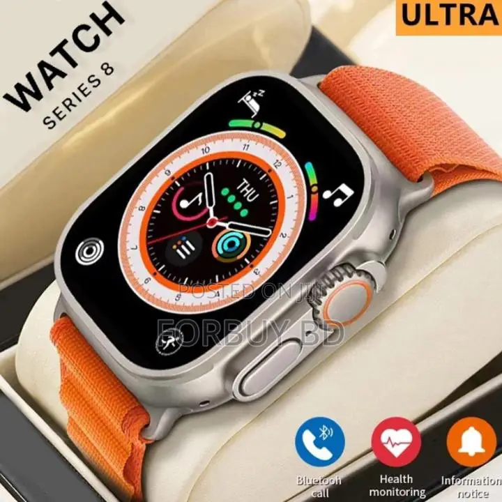 T800 Ultra Series 8 Smartwatch – Wireless Charging