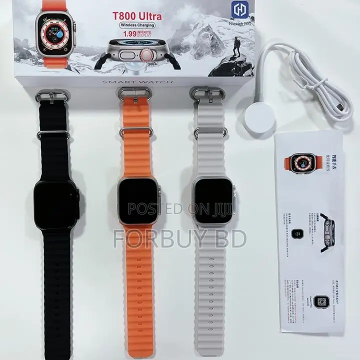 T800 Ultra Series 8 Smartwatch – Wireless Charging