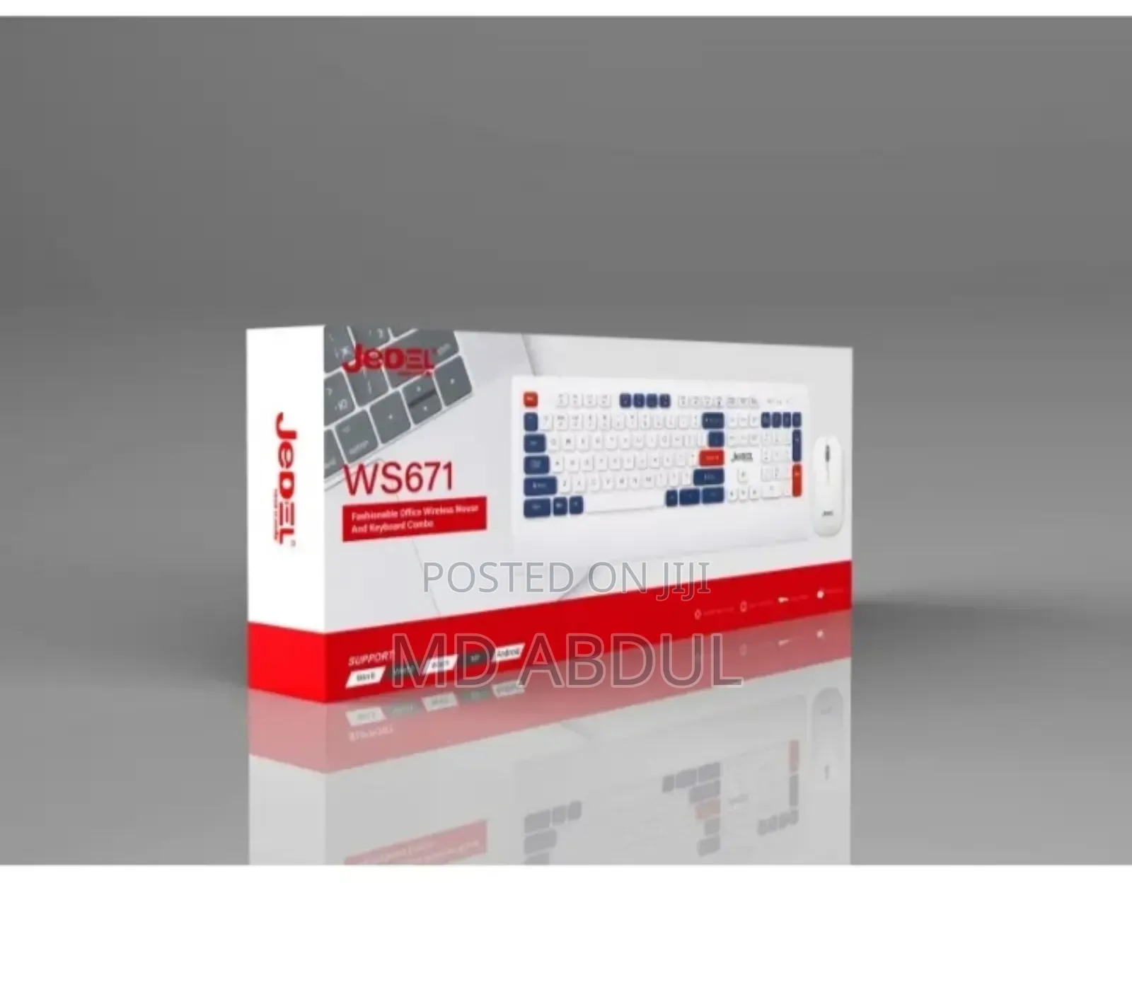 Jedel Ws 671 Wireless Keyboard and Mouse Combo.