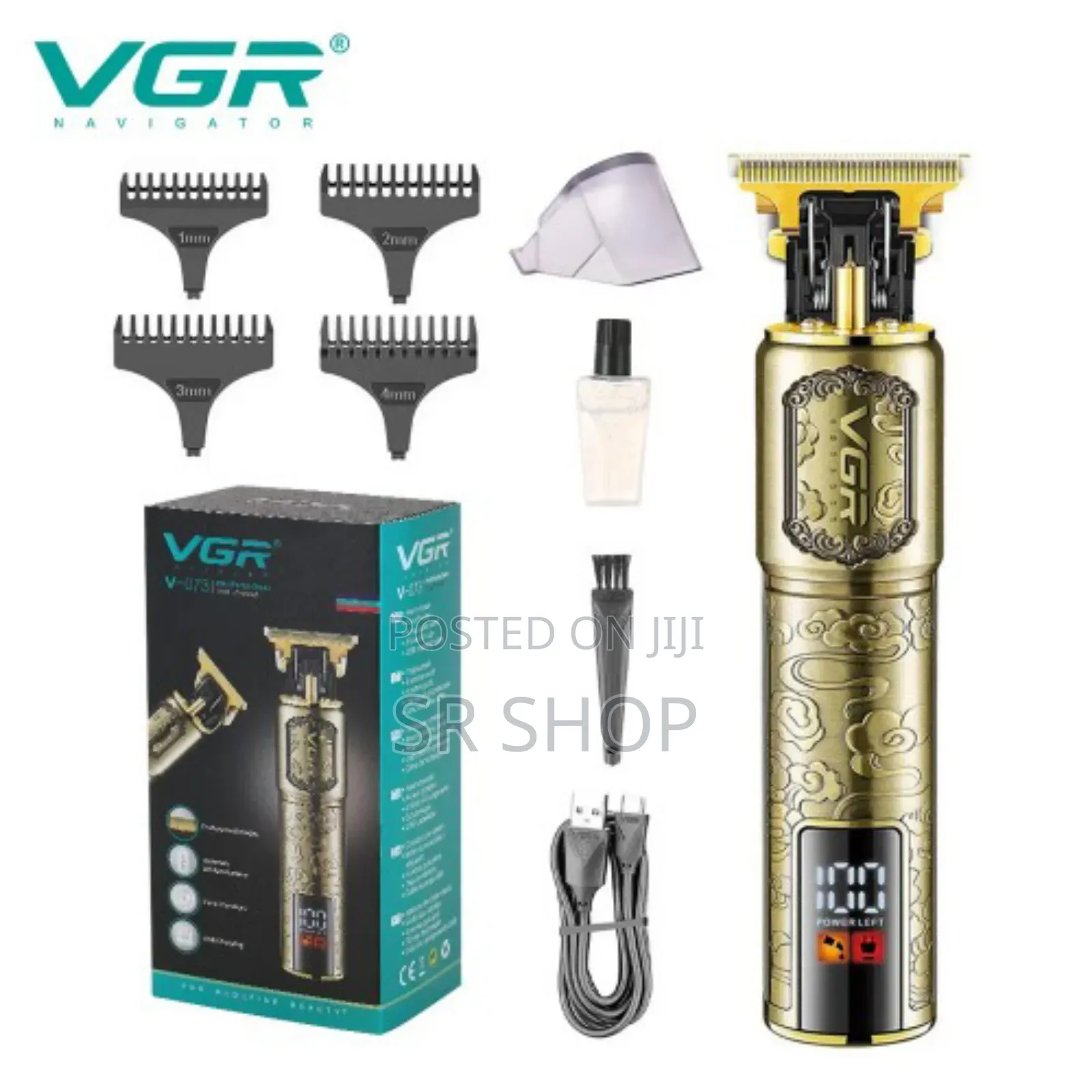 VGR v-073 Professional Hair Trimmer With