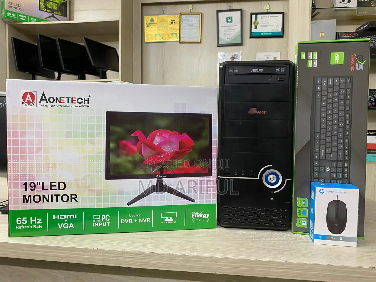 Desktop Computer 4GB Intel Core I3 HDD 500GB