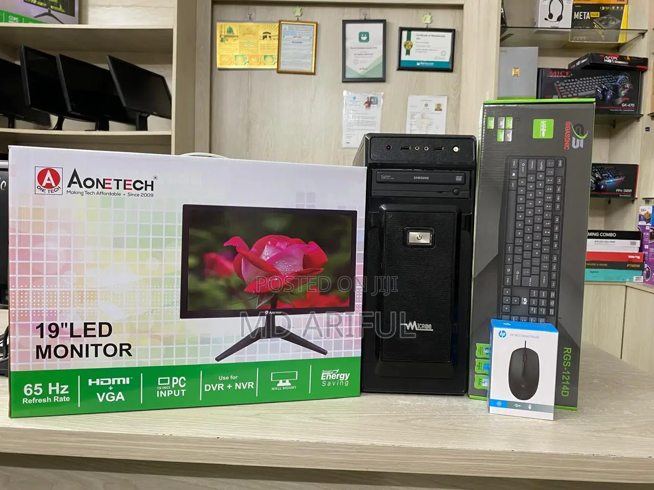 Desktop Computer 4GB Intel Core I5 HDD 500GB