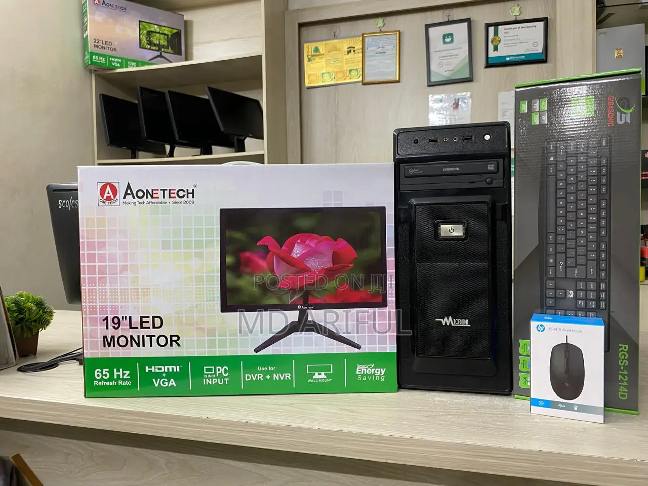 Desktop Computer 4GB Intel Core I5 HDD 500GB