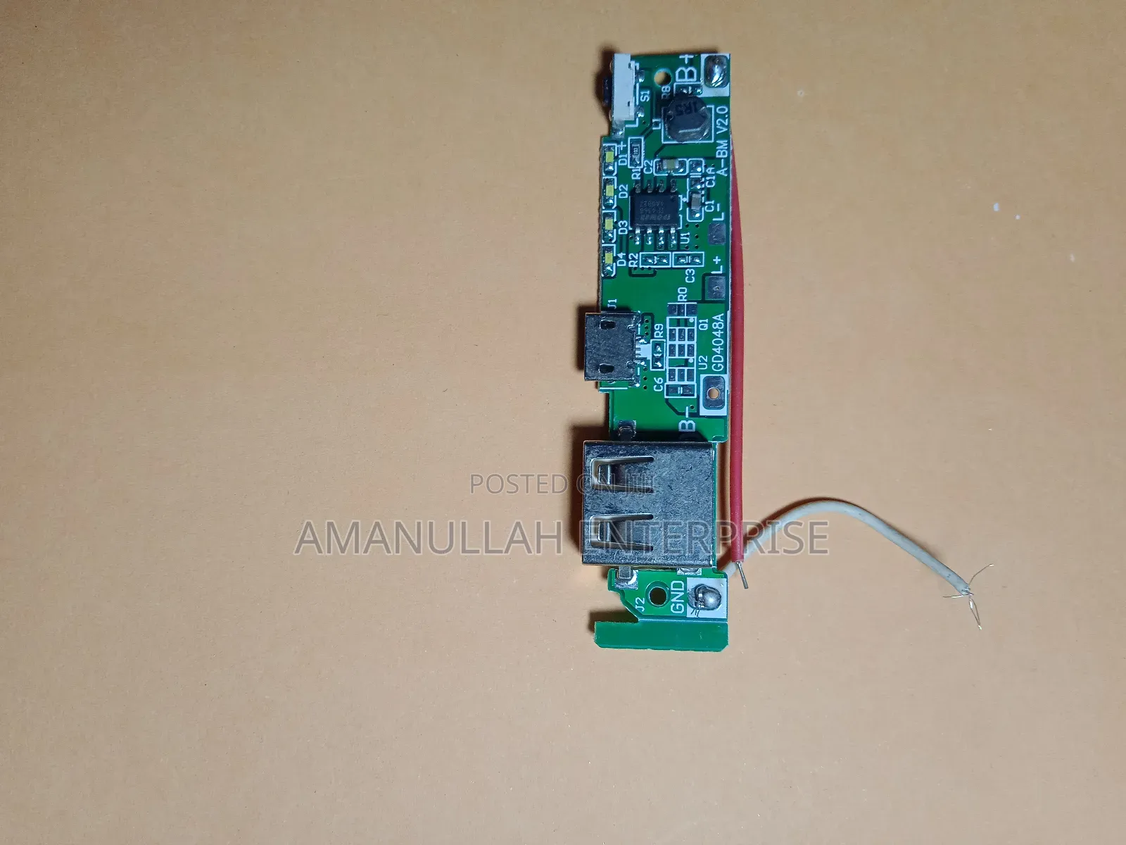 Usb 5v 2a Mobile Phone Power Bank Charger Pcba Board.