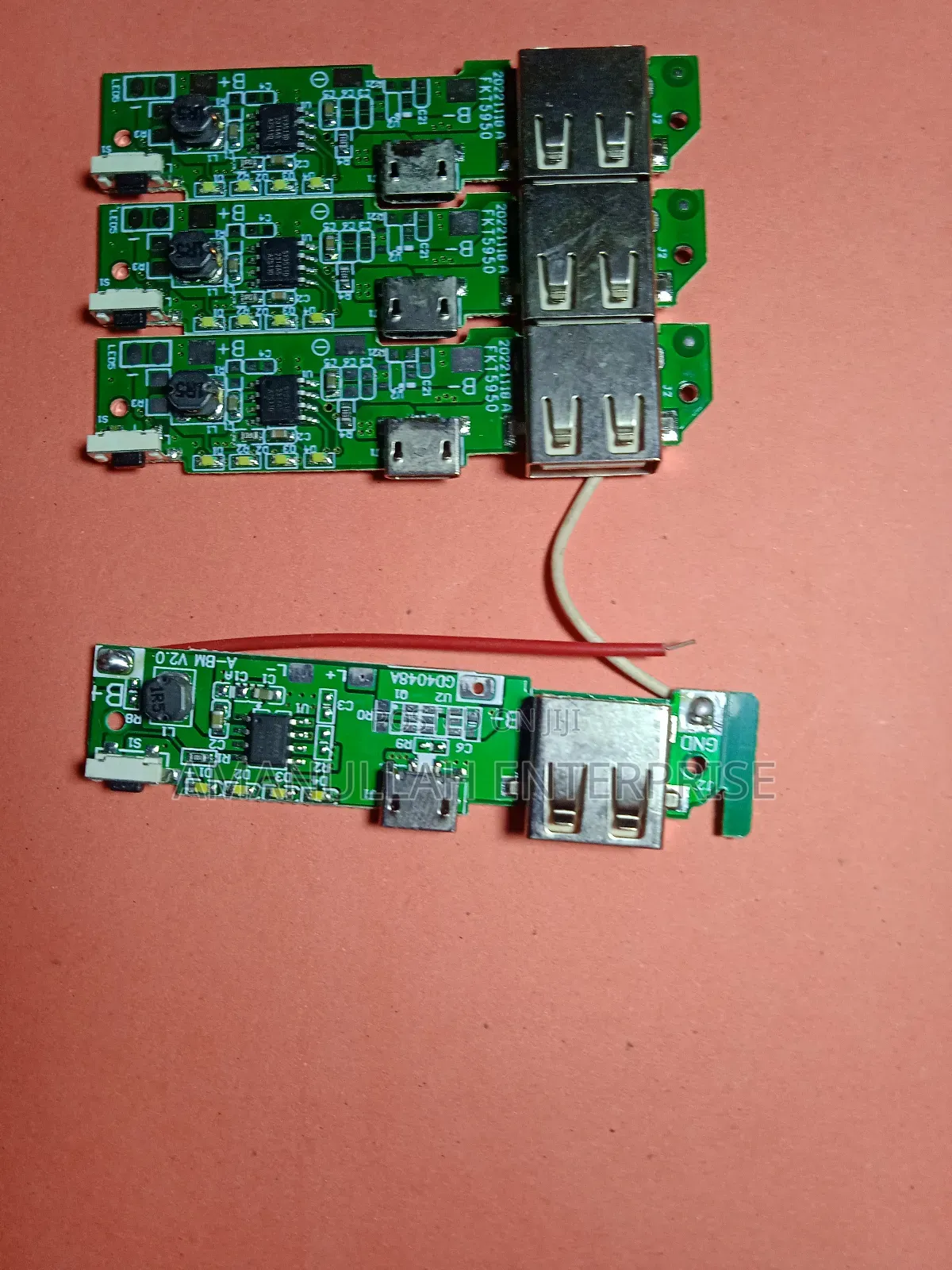 Usb 5v 2a Mobile Phone Power Bank Charger Pcba Board.