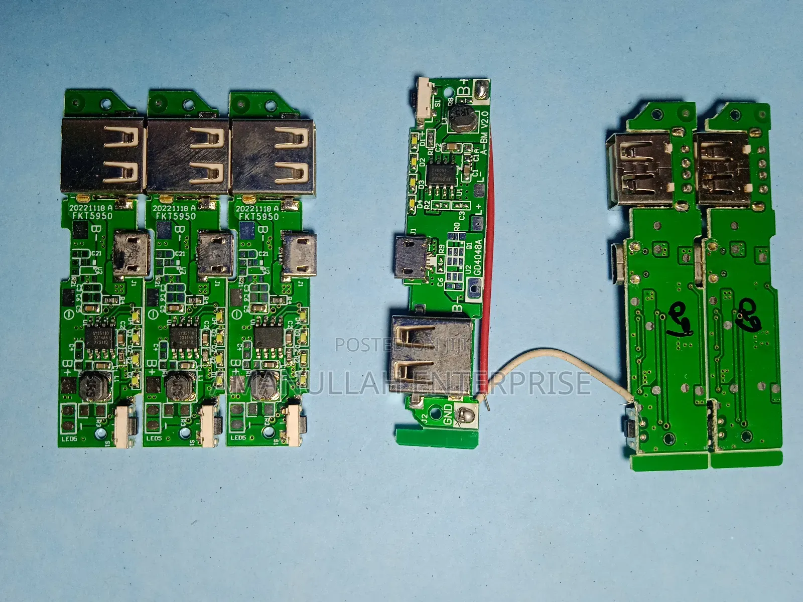 Usb 5v 2a Mobile Phone Power Bank Charger Pcba Board.