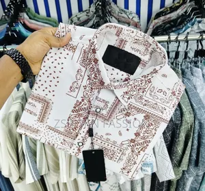 Popcorn Half Sleeve Print Shirt New