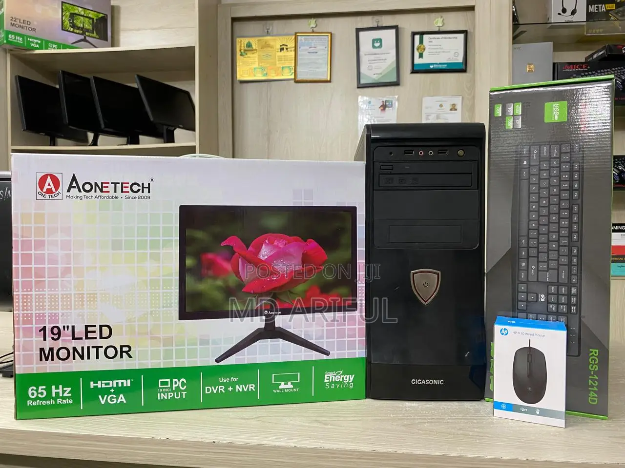 Desktop Computer 8GB Intel Core I5 SSD 128GB