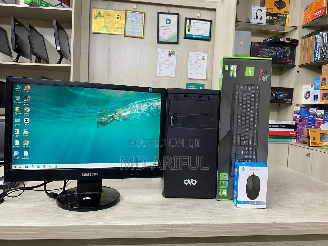 Desktop Computer 8GB Intel Core I5 SSD 128GB