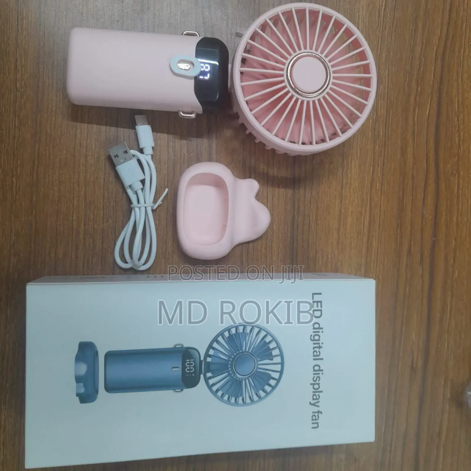 Mini Fan । Digital Display Hand Fan