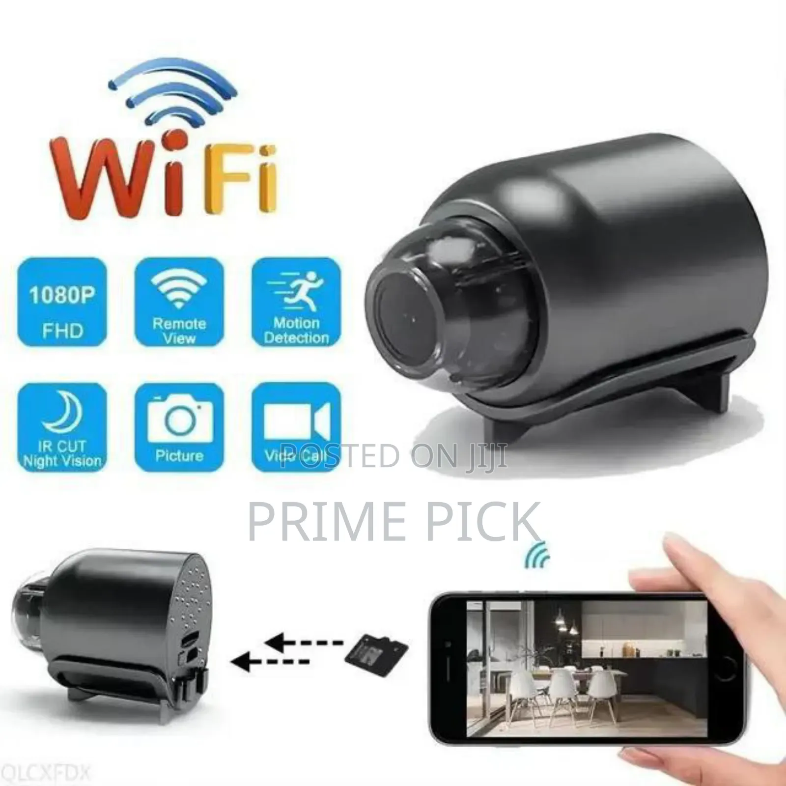 X5 Mini Wifi Camera Rechargeable - চার্জ সিস্টেম