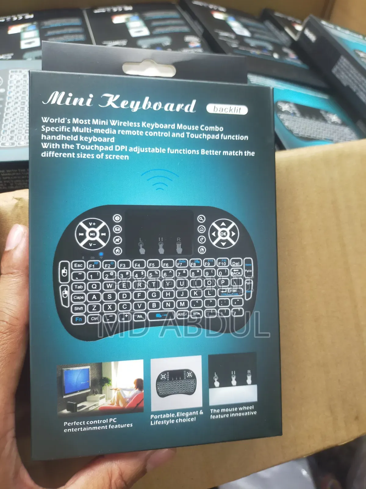 Mini I8 2.4 Wireless Keyboard With Touch Pad and Blacklight