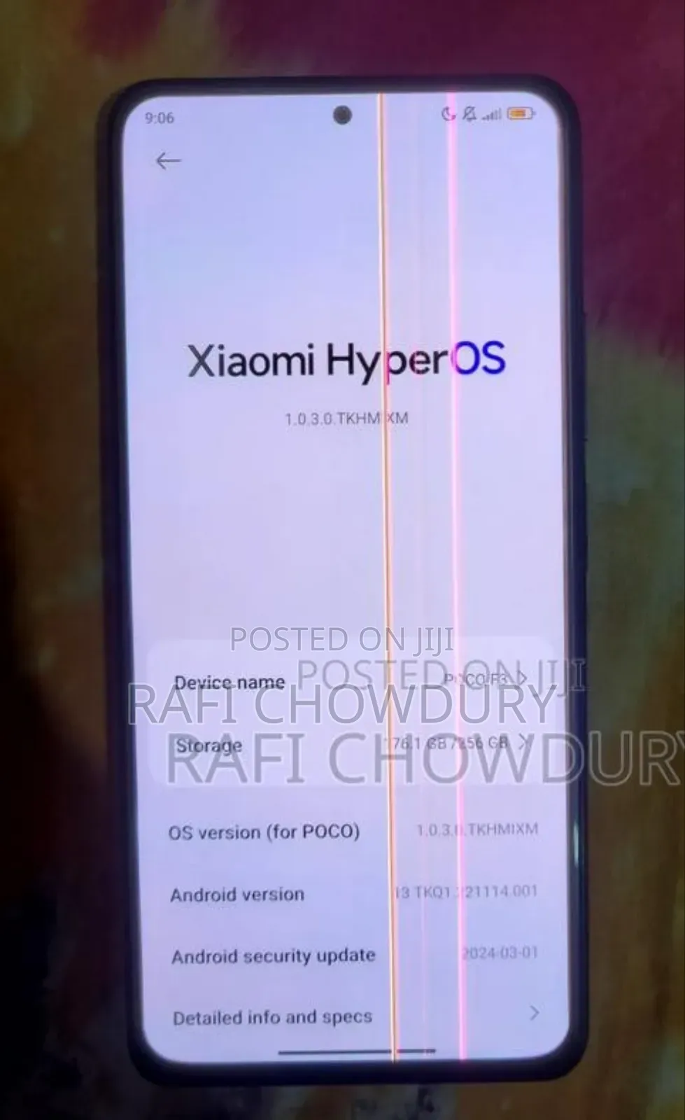 Xiaomi Poco F3 256 GB Black