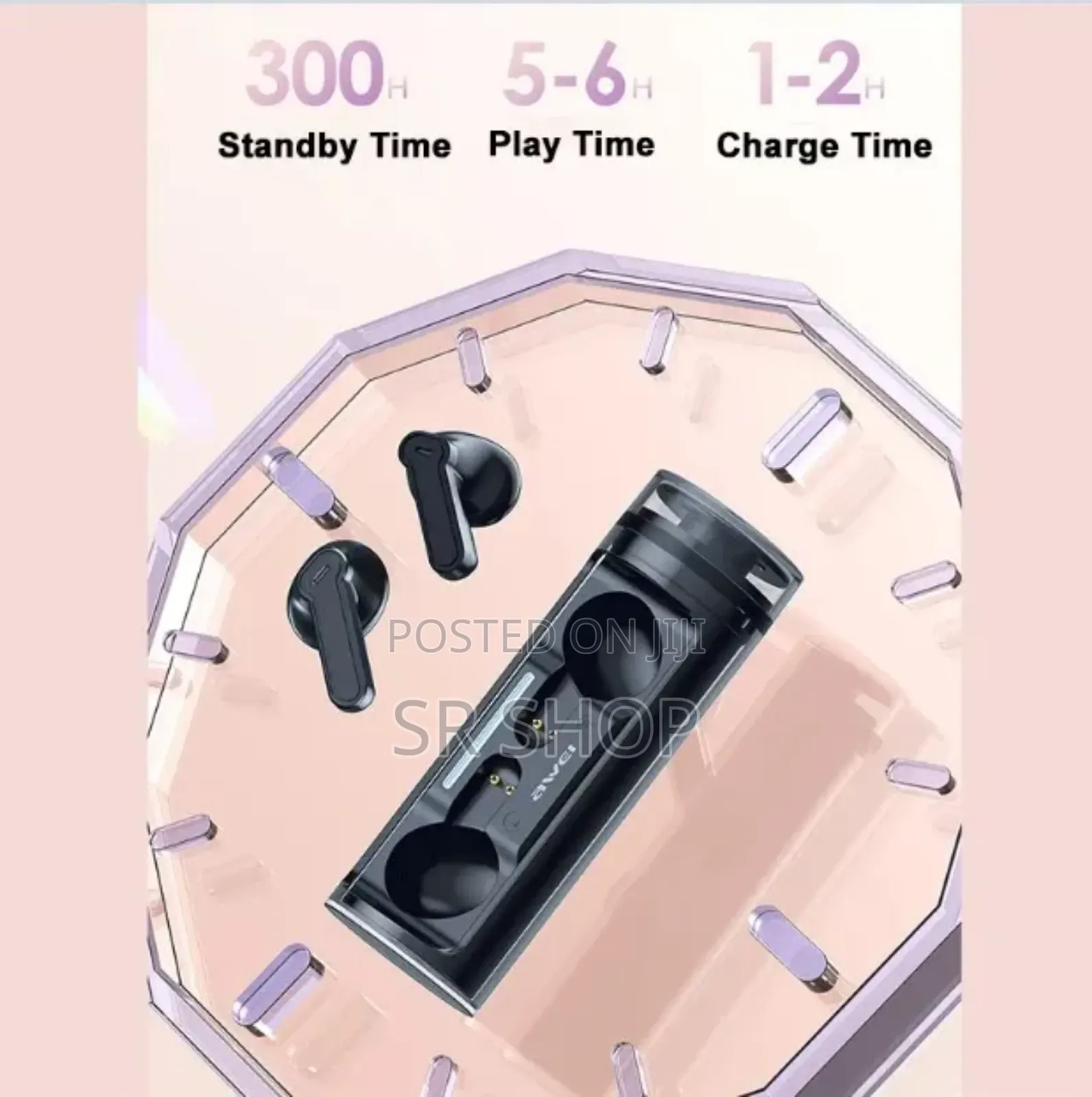 Awei T77 TWS Wireless Earphone Double Mic Enc Bluetooth 5.3