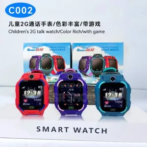Smartberry C002 Kids GPS + Calling Smart Watch Black Color
