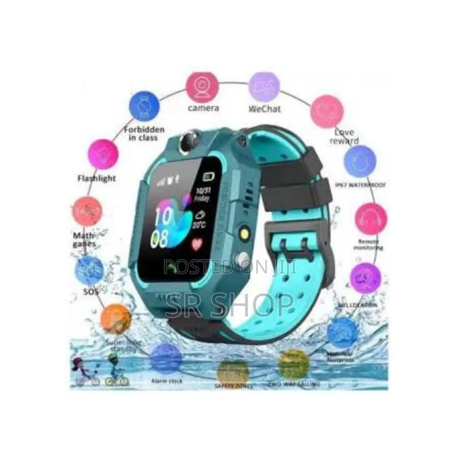 Smartberry C002 Kids GPS + Calling Smart Watch Black Color