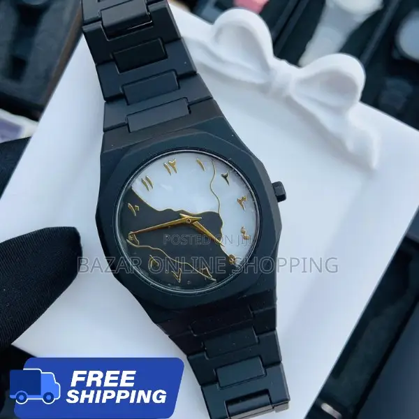 Arabic Aura Watch Black Modern Creative Design 9787