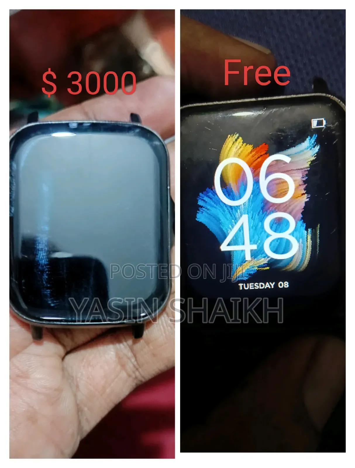 New Smart Watch 1 Purchase 1 Free