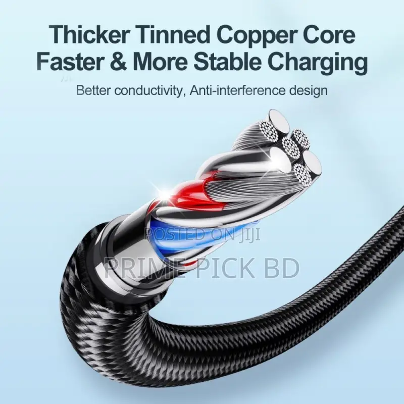 Joyroom S-Cc100a10 100w Nylon Type-C to Type-C Fast Charging