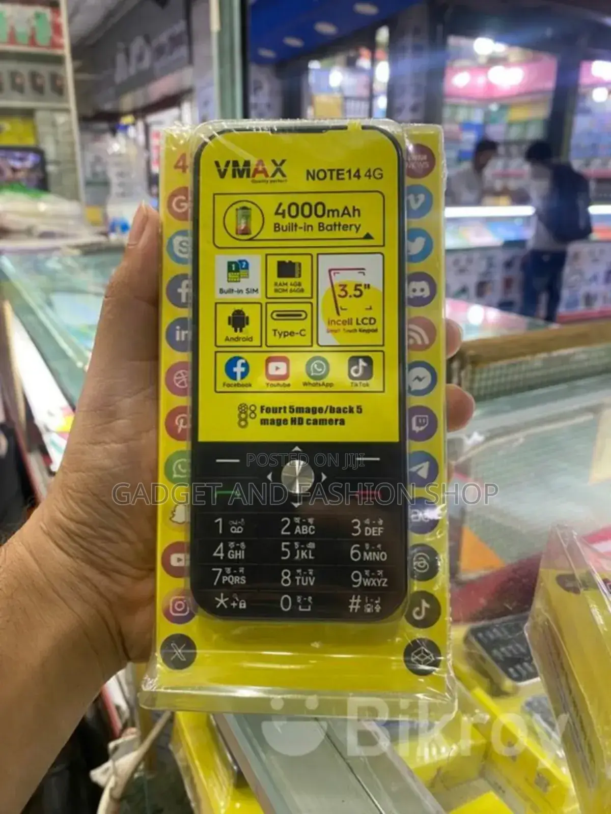 New Mobile Phone 64 GB Black