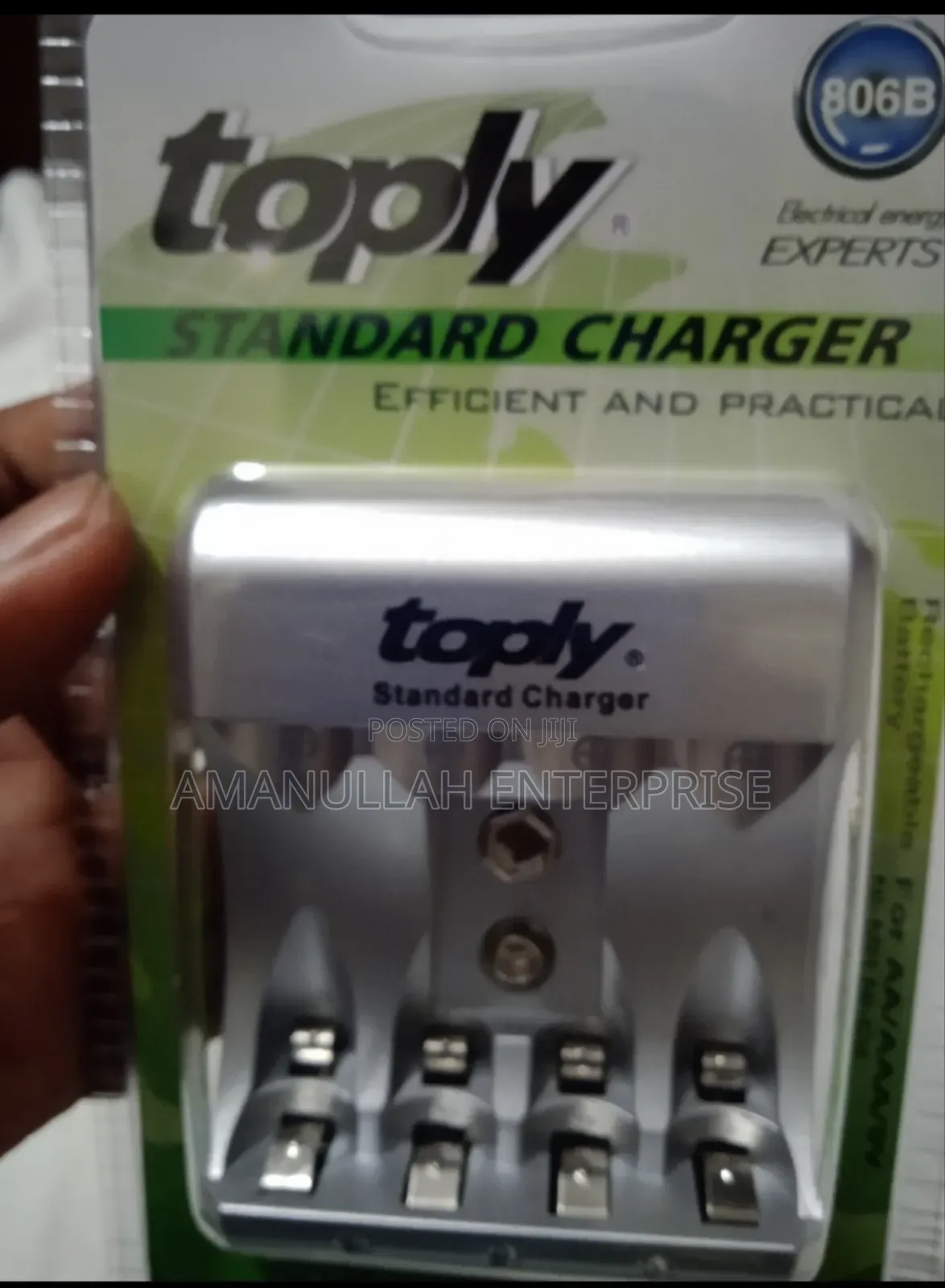 Topy Battery Charger for Aa, Aaa, 9v Rechargeable Batteries.