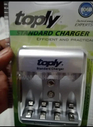Topy Battery Charger for Aa, Aaa, 9v Rechargeable Batteries.