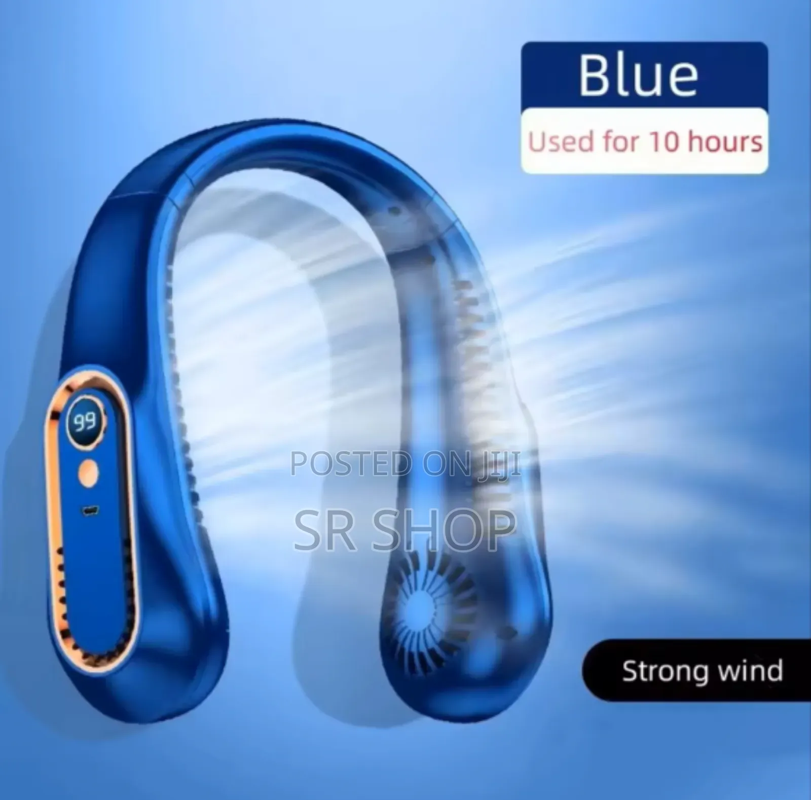 New Design Rechargeable Usb Portable Cooling Neck Fan
