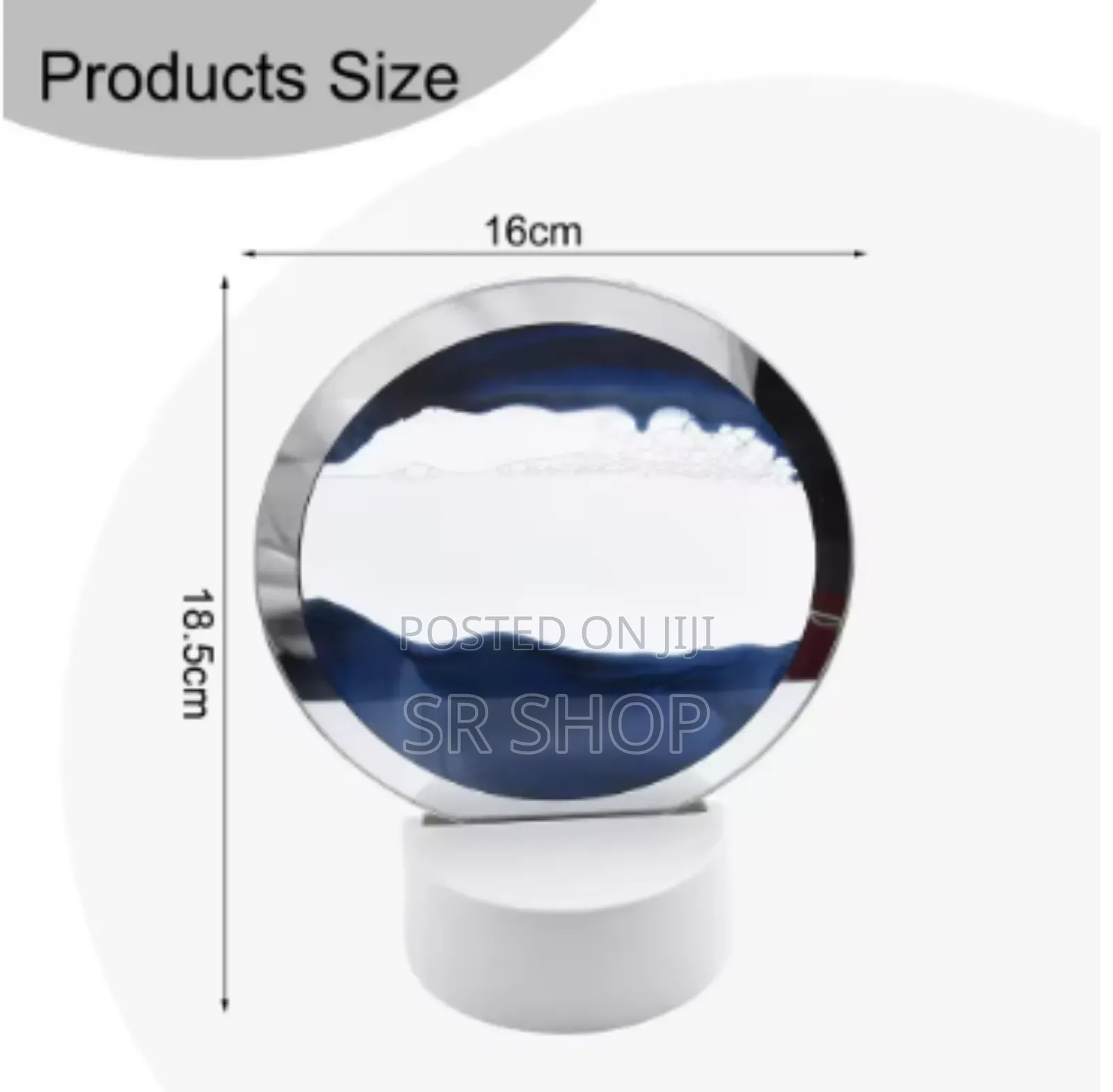 Led Moving Art Lamp With 6color Quicksand Night Light 3d