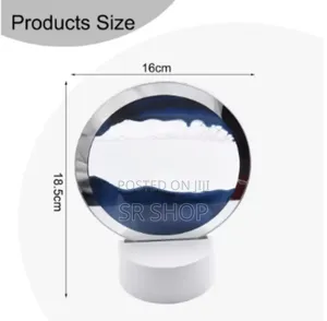 Led Moving Art Lamp With 6color Quicksand Night Light 3d