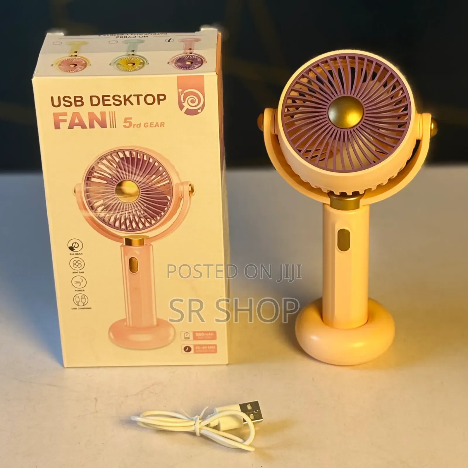 5rd Gear Usb Desktop Fan-500mah