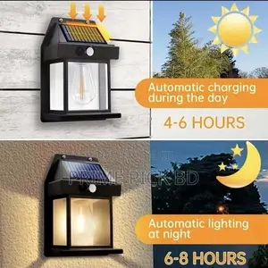Outdoor Solar Wall Lamp – Motion Sensor Night Light
