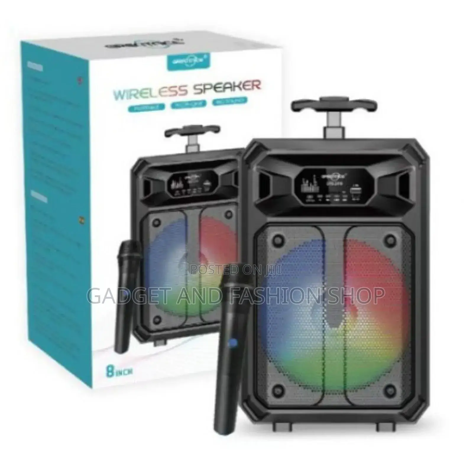 8 Inch Speaker Bluetooth GTS 2176 With Microphone