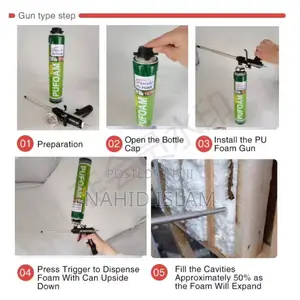 Pu Foam/ Poiyurithine Spray 750ml