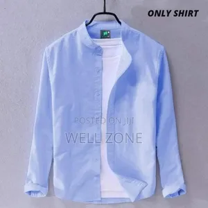 Photo - Solid Color Cotton Shirt (Only Shirt)