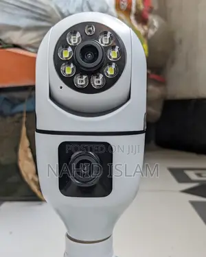 Photo - V380 Sq002 3mp Bulb Camera Wi-Fi Ip Camera