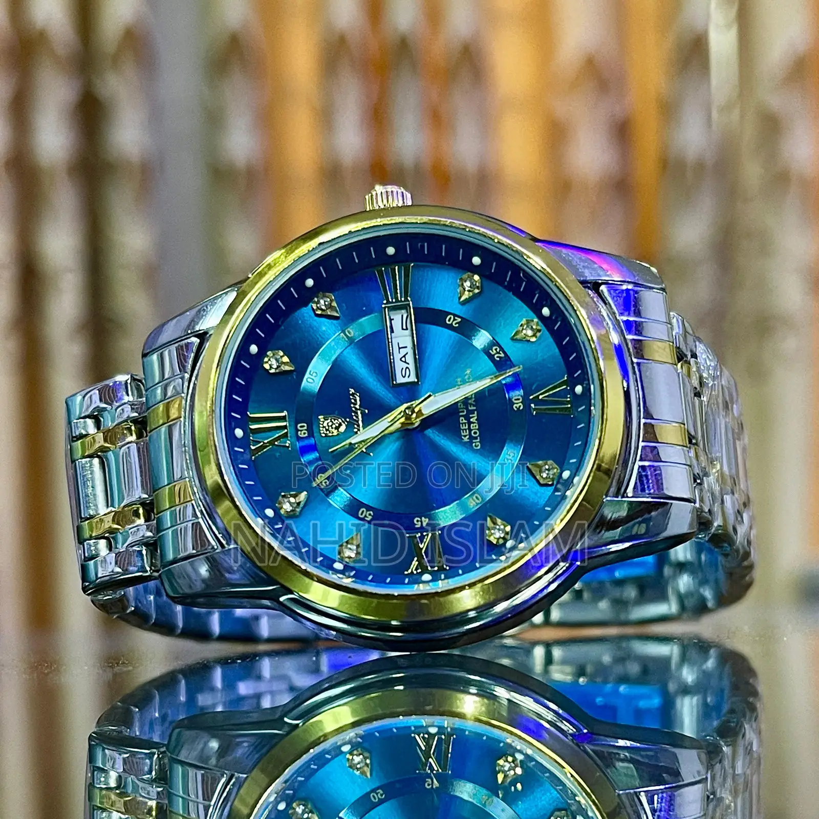 Poedagar Fashion Quartz Watch for Men - Blue