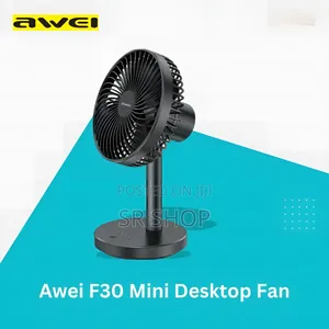 Photo - Awei F30 Mini Desktop Fan- Time Square