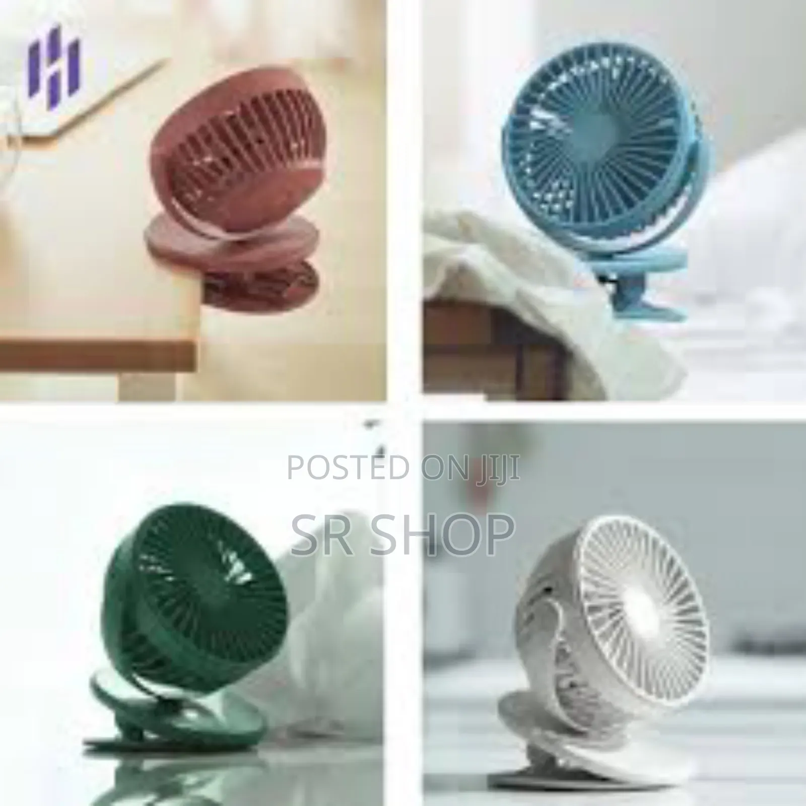 P8 Portable Mini Usb Rechargeable 1200mah Mini Clip Fan