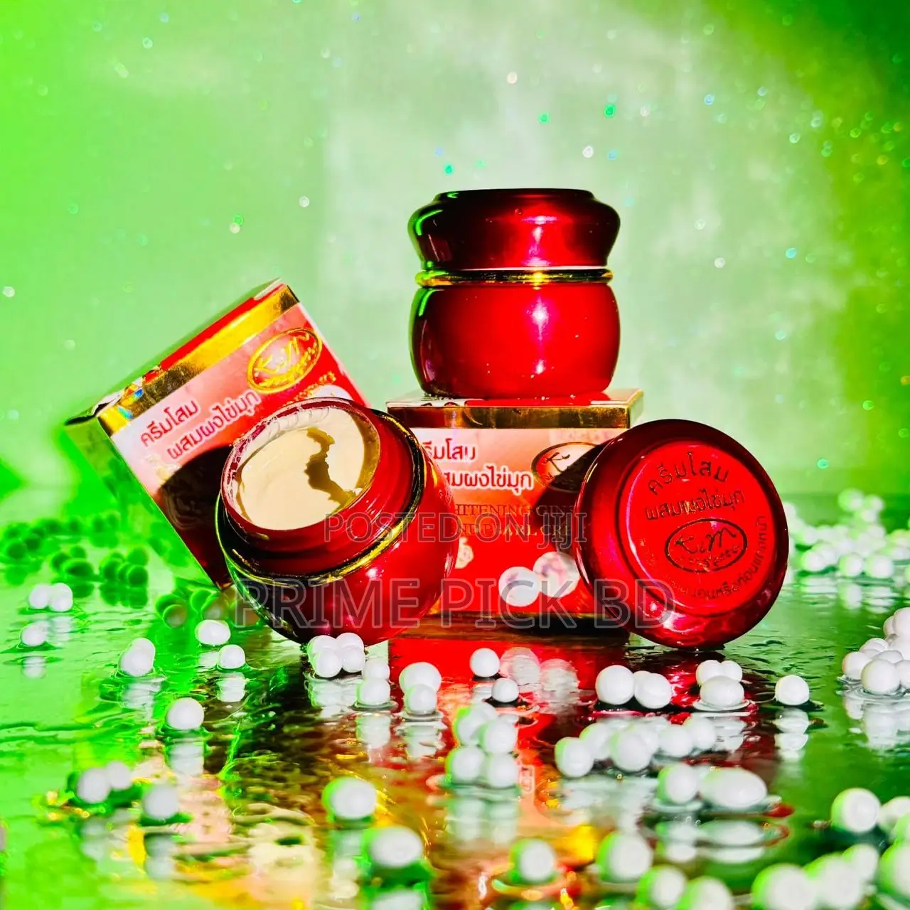 Kim Whitening Pearl Red Cream – 20g (Made in Thailand)