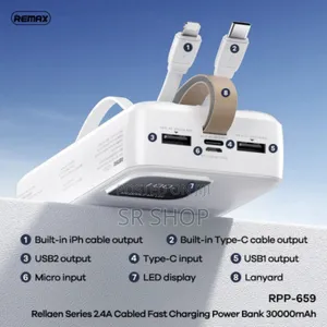 Remax Fast Charging Power Bank Rpp659 30000mah