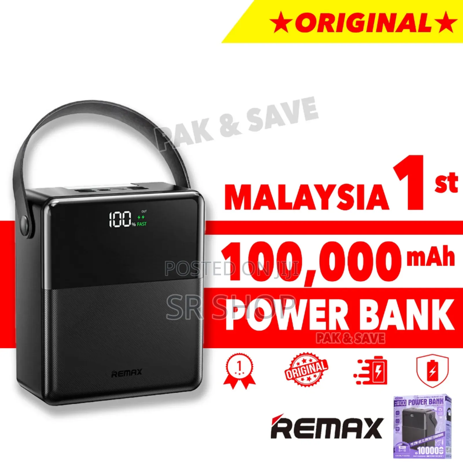 Remax Fp-1 100,000mah 27w+22.5w Power Bank
