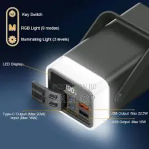 Remax RPP-596 40000mah Colorful Led Fast Charging Power Bank