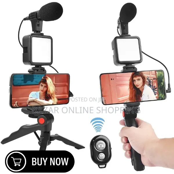 Video -Making Tripod Kit for Live3 in 1 With Microphone,