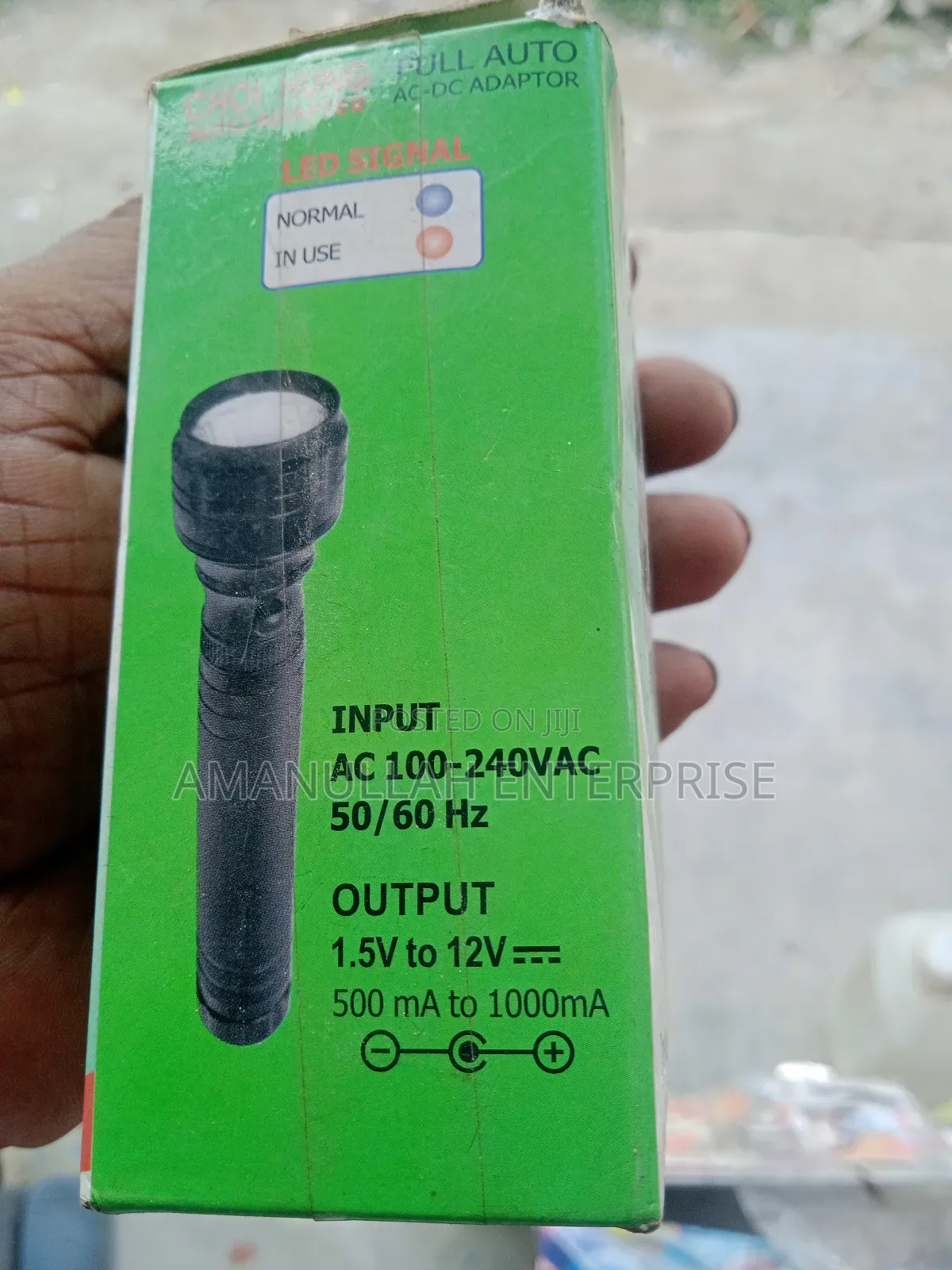 Universal Ac-Dc Power Adapter Automatic Voltage Selection.