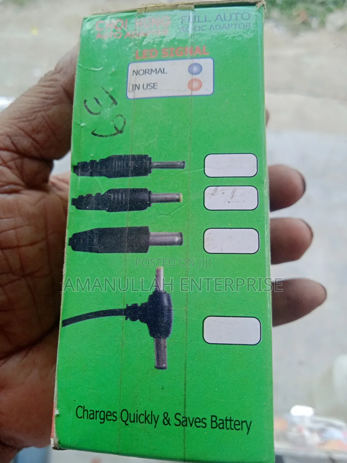 Universal Ac-Dc Power Adapter Automatic Voltage Selection.