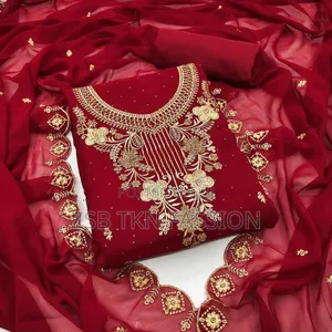 Georgette Embroidery Four Piece New Update Collection