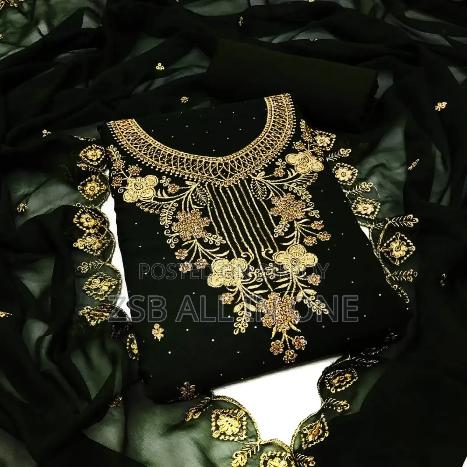Georgette Embroidery Four Piece New Update Collection