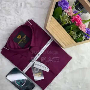 Solid China Micro Fabric Shirt for Men