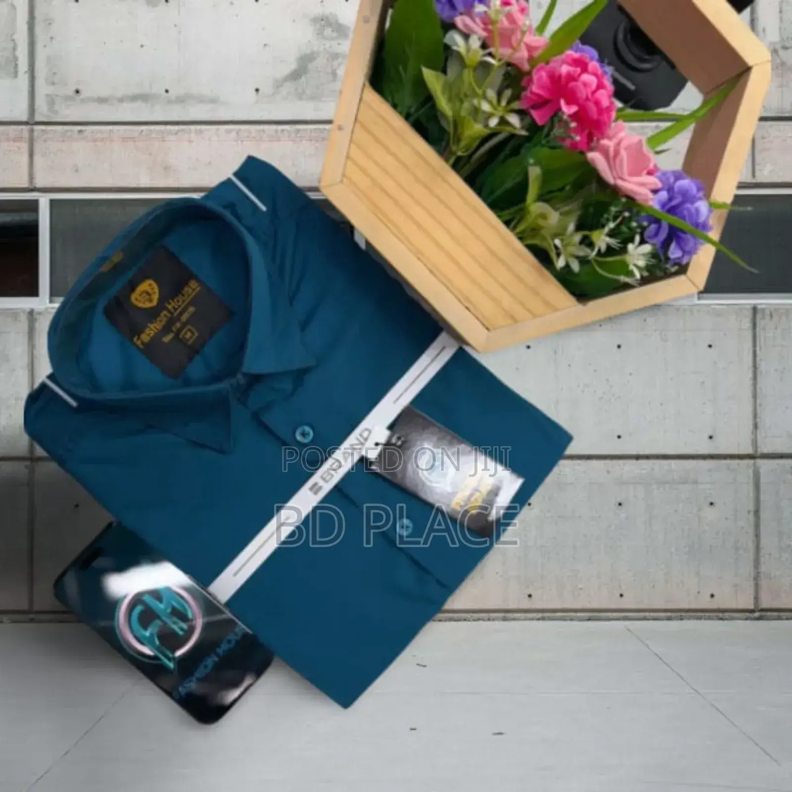 Solid China Micro Fabric Shirt for Men